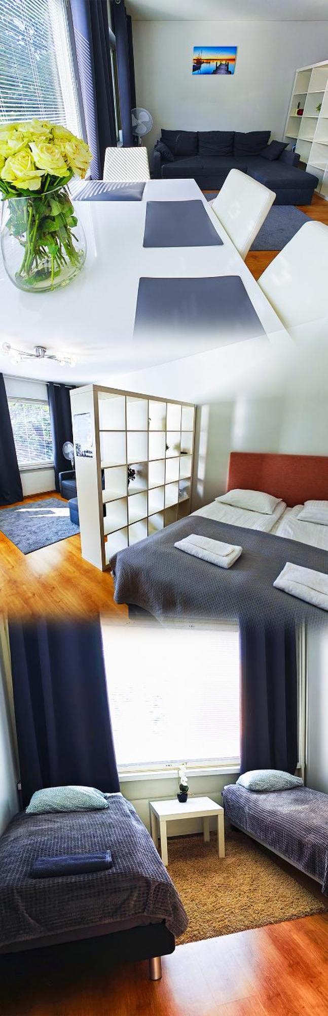 3-Room Apartment In Oulu Center, Parking Eksteriør billede